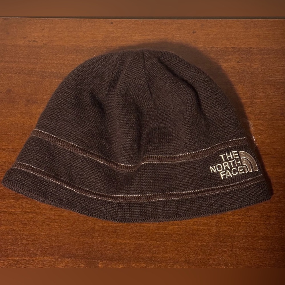 The North Face Dark Brown Knit Hat